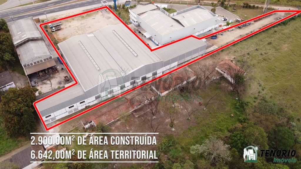 Galpão Industrial /Comercial – Terreno 6.642m2 – Área Construída 2.900m2 – Zona Industrial Sorocaba