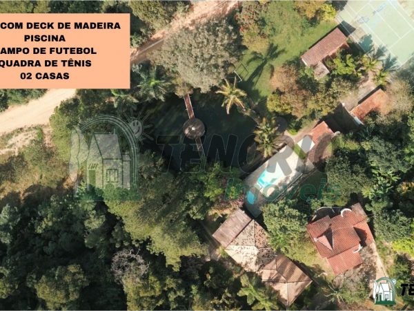 Chácara com lago e casas 12.000,00m²- Brigadeiro Tobias